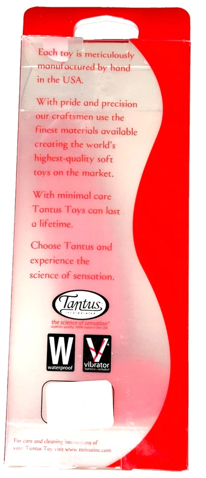 Tantus Daddy Rojo - Silicona Platino - Altamente Clasificado y RARO - NUEVO EN CAJA - ¡ÚLTIMO! Foto 4 de 4