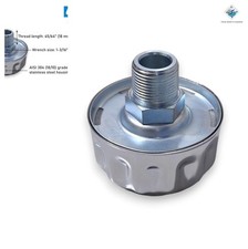 Hydraulic Tank Breather Cap 304 Stainless Steel 40-Micron Filtration NPT 3/4 in