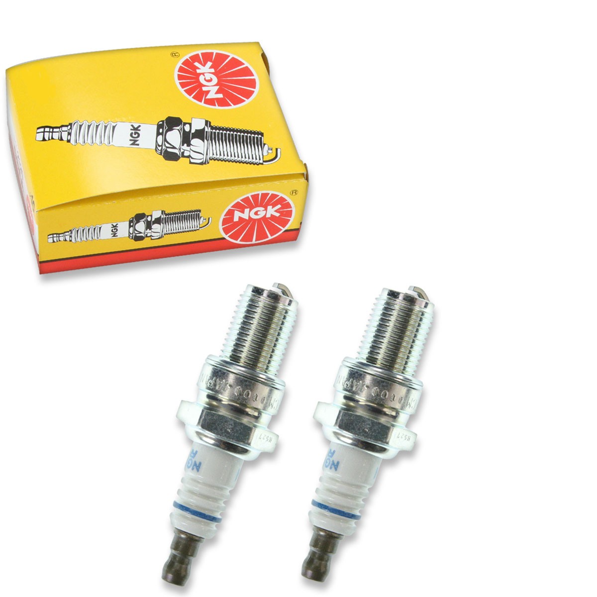 2 pc NGK 3252 BR9ECM Standard Spark Plugs for W27EMRC AP8600008 98079-59875 rh
