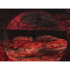 Werner Hennig Solaris Leipzig Graphic Exchange East German Art Color Drawing 2009