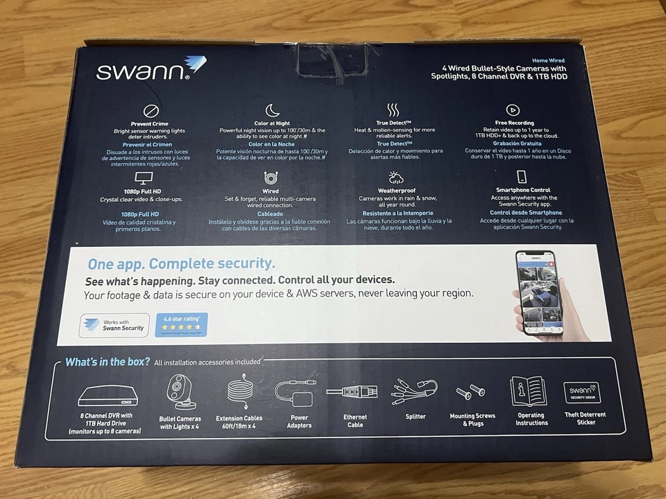 Swann Wired DVR 1080P Full HD Security Camera System, 8 Channels, SWDVK-846804WL - Image 2 of 4