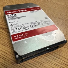 Western Digital 22TB WD Red Pro NAS Internal Hard Drive, 64MB Cache - WD221KFGX