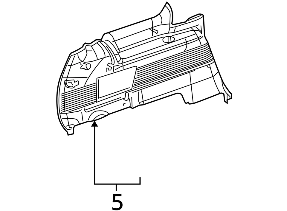 FITS 2002-2003 CHEVROLET GMC TRAILBLAZER EXT ENVOY XL PANEL 15204500 -  NEW OEM - Image 3 of 3