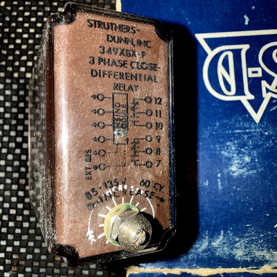 Struthers Dunn 349XBX-P Three Phase Close Differential Relay