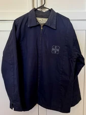 Vintage Jesse James Workwear West Coast Choppers Canvas Quilted Shop Jacket 