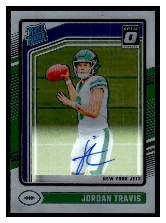 2024 Donruss Optic #260 Jordan Travis Rated Rookies RPS Autographs #/325