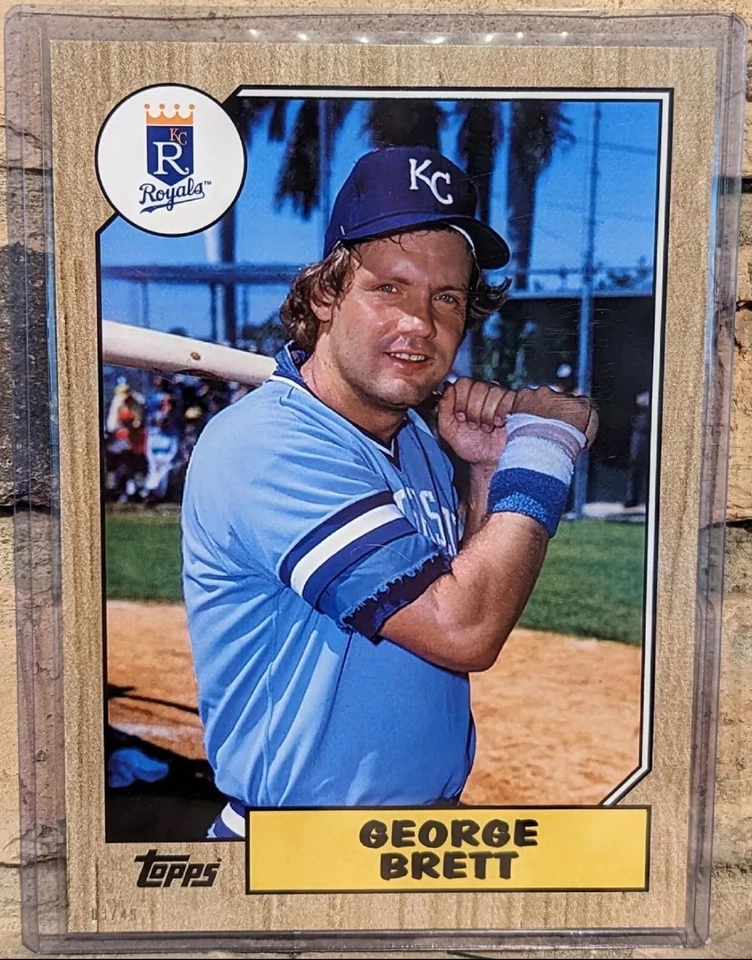 2016 Topps MLB Collection 1987 Tributo Kansas City Royals Equipo Set Oro/49 5x7 Foto 2 de 4