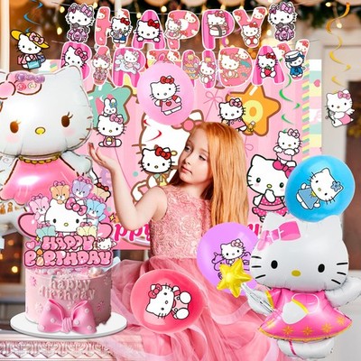 Hello Kitty Kinder Party Deko Sanrio Party Deko Zubehör Set Mitgebsel Geschenk