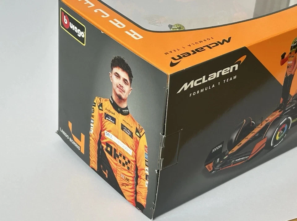 LANDO NORRIS-1/24-MCLAREN MCL38 GANADOR MIAMI GP 2024 Foto 3 de 4