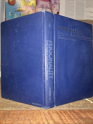 Personality: Basic aspects and current research by Ervin Staub 1980 (HC)