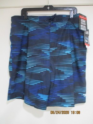 Speedo 4 Way Comfort Stretch Swim Trunks, Hydro Square Leg UPF 50 Size 2XL Surf