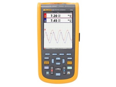 Fluke 125B/NA Industrial ScopeMeter Handheld Oscilloscope with Bus Health Test