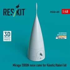 1/48 Reskit RSU48-0405 Mirage 2000N nose cone for Kinetic/Italeri kit (3D Printe