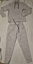 All in Motion Men  s Jogger Set M Gray Hoodie Sweatpants Lounge     