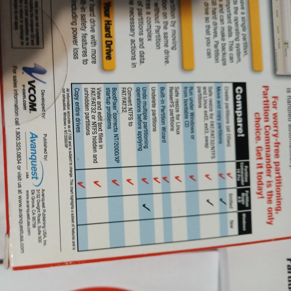 Professional Partition Commander10 Computer Program to Partition Your Hard Drive - Image 4 of 4