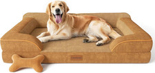 Extra Large Dog Bed, Orthopedic Dog Beds with Cooling Gel Memory Foam, Waterproo