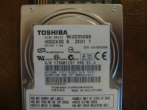 toshiba mk2035gss ata device driver