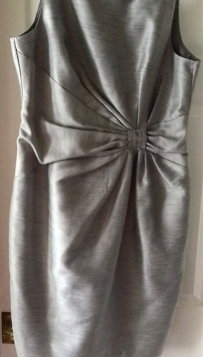 BETTY BARCLAY SILVER GREY DRESS & JACKET SUIT SIZE 18. IDEAL FOR A WEDDING - Picture 5 of 8