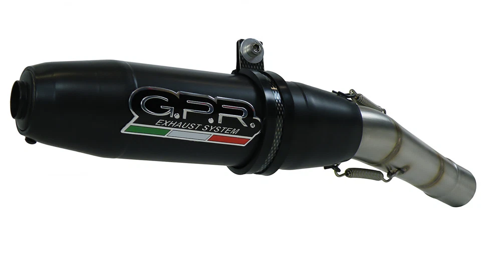 scarico completo racing open alluminio nero gpr furore per honda sh 125 2021 21 - Immagine 2 di 3