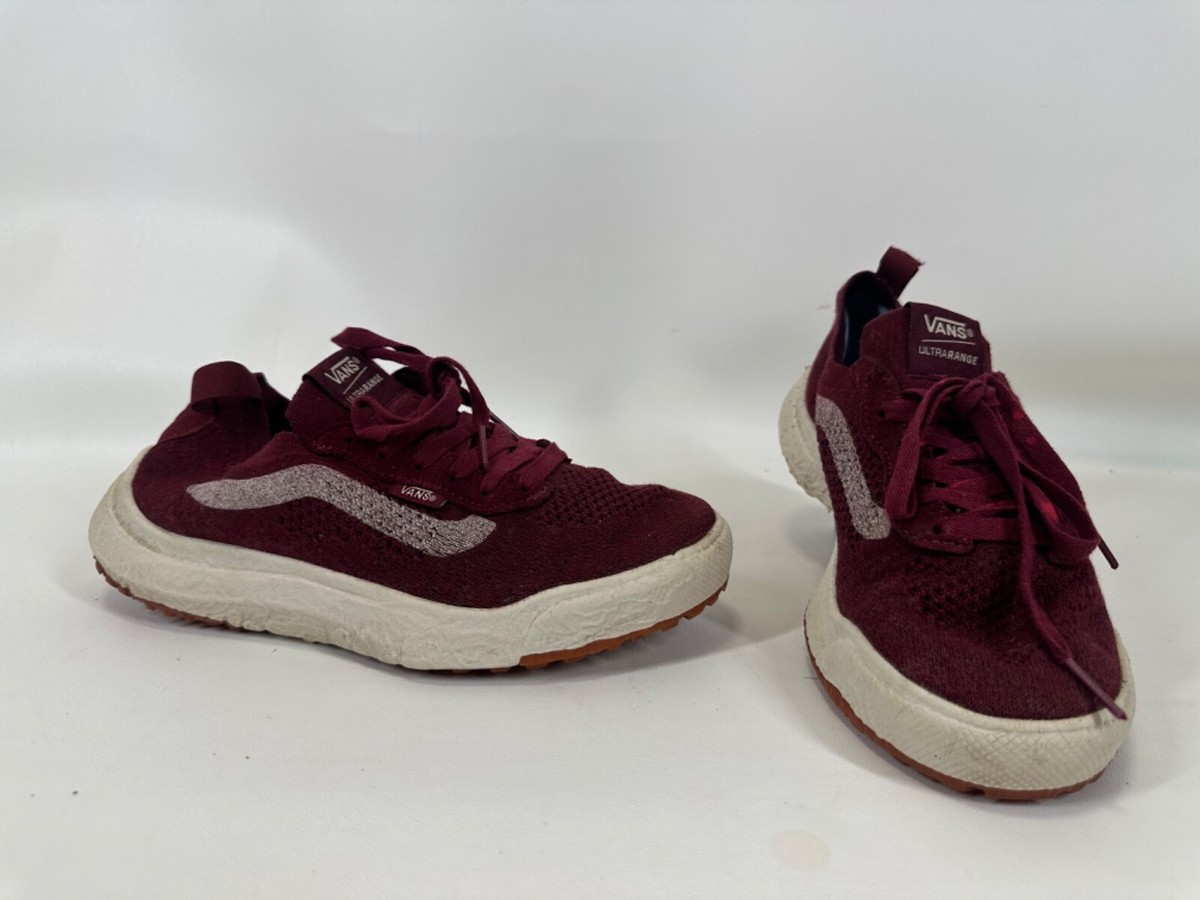 Vans UltraRange Vr3 Port Red White Mesh Skate Trail Shoes Mens women