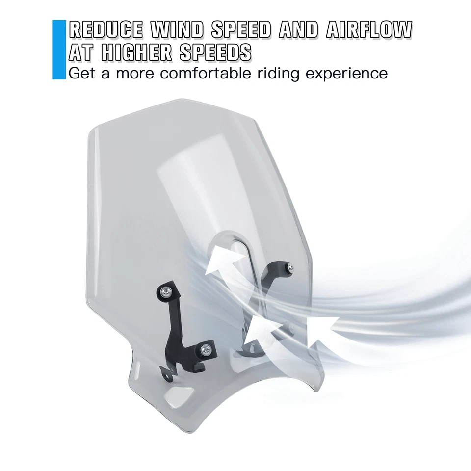 For Honda CB650R CB 650R 2024+ Windshield Windscreen Wind Screen Deflector Foto 3 de 4