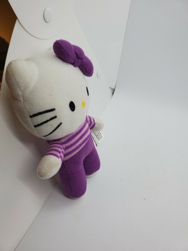 Fiesta Hello Kitty Plush Purple Outfit 7" With Purple Bow K01011D - Picture 7 of 7