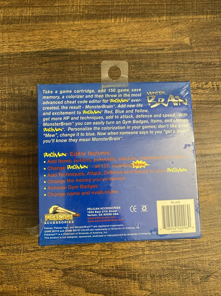 NEW FACTORY SEALED Brain Boy Monster Brain For Pokemon Red Blue Yellow Gameboy - Image 2 of 4