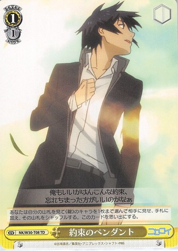 Nisekoi False Love Trading Card Weiss Schwarz NK/W30-T08 TD Raku Ichijo