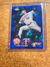 2023 Topps Chrome Update Sapphire Baseball # USCS258 Caleb Thielbar