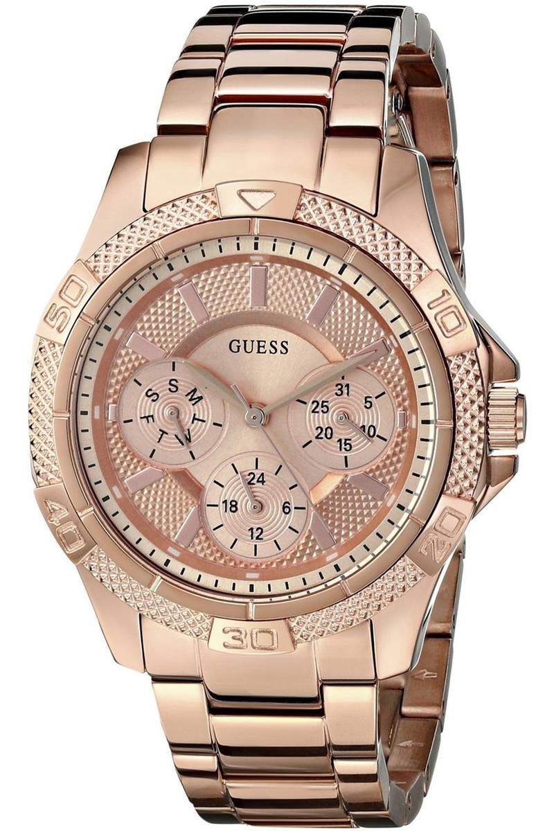 GUESS W0235L3 ,Ladies Multi-function,Rose Tone,BRAND NEW  display picture 3
