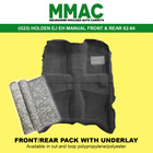 <!--F#f_0-->MOULDED CAR CARPET FITS (G23) HOLDEN EJ EH (MANUAL) FRONT & REAR + U/LAY 62-64<!--F/-->