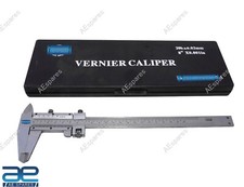 Neu 200mm 20.3cm Geh&auml;rtet Edelstahl Vernier Sattel Tool Mit Aufbewahrungsbox Gec
