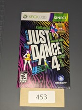 Just Dance 4 Xbox 360  MANUAL ONLY 