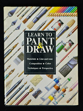 Learn to Paint and Draw Book How To Book Hardcover From 1985