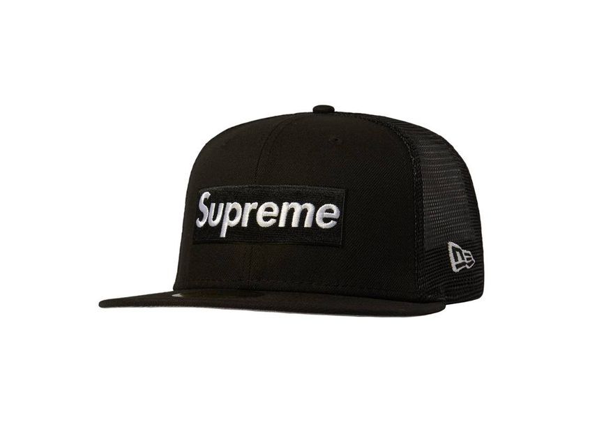 Supreme Box Logo Mesh Back New Era Black (22SS) | eBay