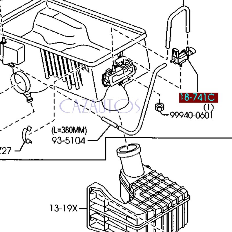 OEM Factory Mazda 6 Protege Solenoid Switch Valve ZM0318741 Ships