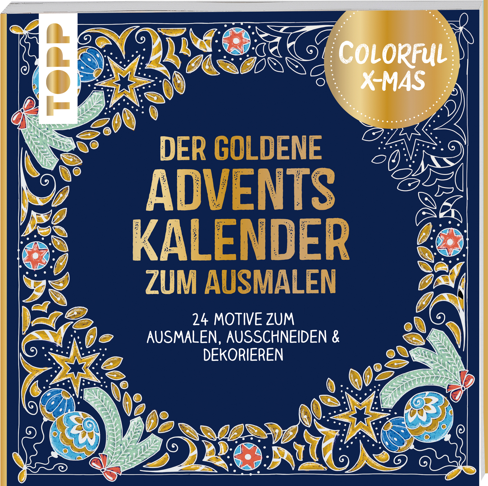 Thumbnail - Ursula Schwab / Colorful Christmas - Der Ausmal-adventskalender