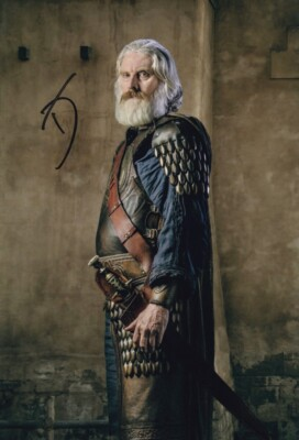 #ad DAVID THRELFALL signed Autogramm 20x30cm TROY in Person autograph COA EUR 69.99