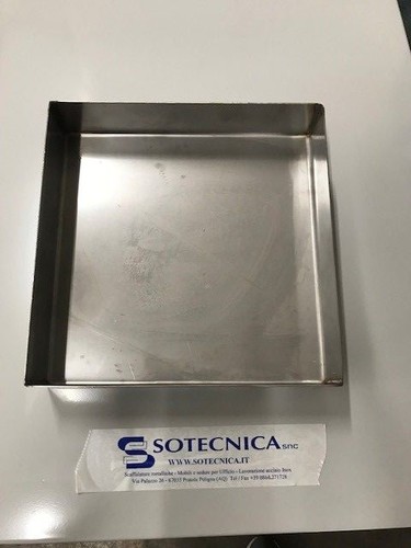 teglia in acciaio inox dim 26.5x26.5x 6h cm | eBay