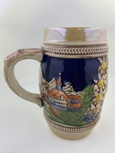 Gerz W Germany Raised Beer Stein Tankard Super Kiss Hochgenuss Man Maiden Wench - Picture 7 of 12