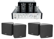 Rockville BluTube Tube Amplifier/Home Theater Receiver 4 Black 3.5" Speakers