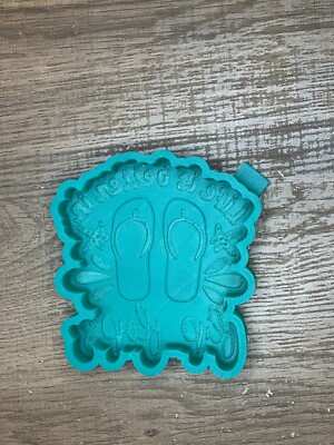 Life Is Better in Flip Flops Silicone Freshie Mold   Summer DIY Air Freshener