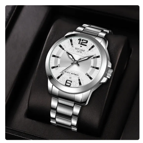 ✅Mens Fashion Watches for Men Sport Stainless Steel Quartz Wristwatch Luxury✅ - 第 1/4 張圖片