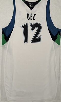 Authentic Adidas NBA Minnesota Timberwolves Alonzo Gee Game Worn