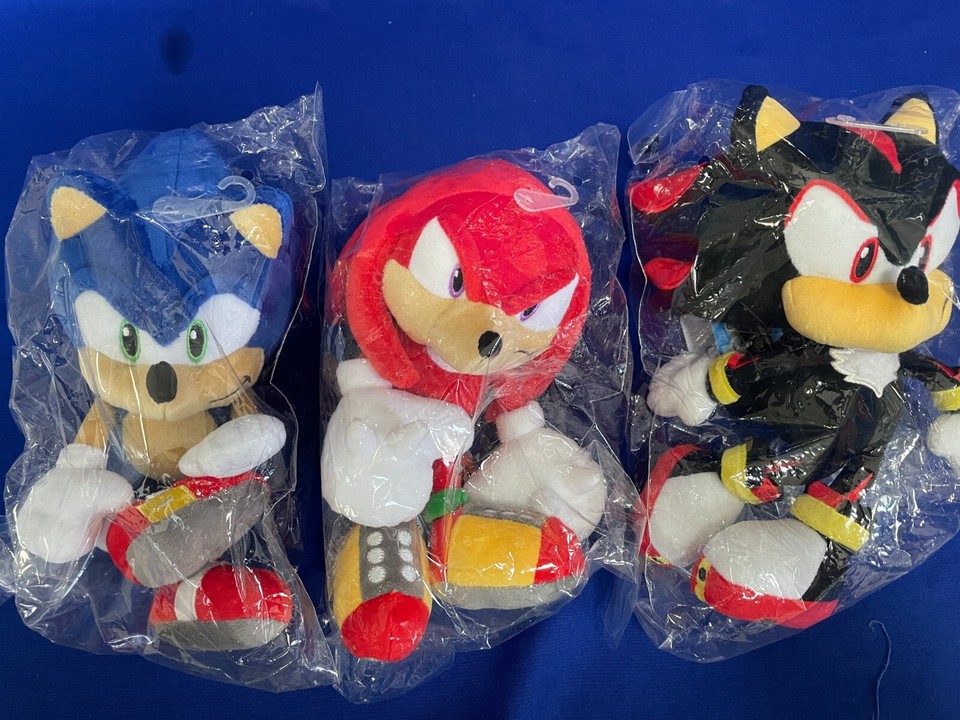 Sonic the Hedgehog ALL STAR COLLECTION Plush Tails Knuckles Amy Shadow ...