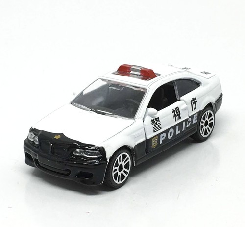 Majorette BMW M3 White - Japan Police - Red Light Bar 1:59 (3") no Package - 第 1/6 張圖片