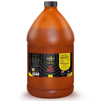 Black Truffle Hot Sauce 1 Gallon / 128oz Bulk Food Service