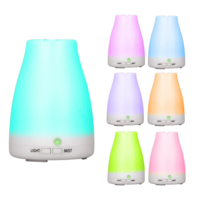 Essential Oil Aroma Diffuse Aromatherapy LED Ultrasonic Humidifier Air Purifier