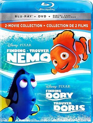 FINDING NEMO/FINDING DORY 2-MOVIE COLLECTION [Blu-ray] (Bilingual)