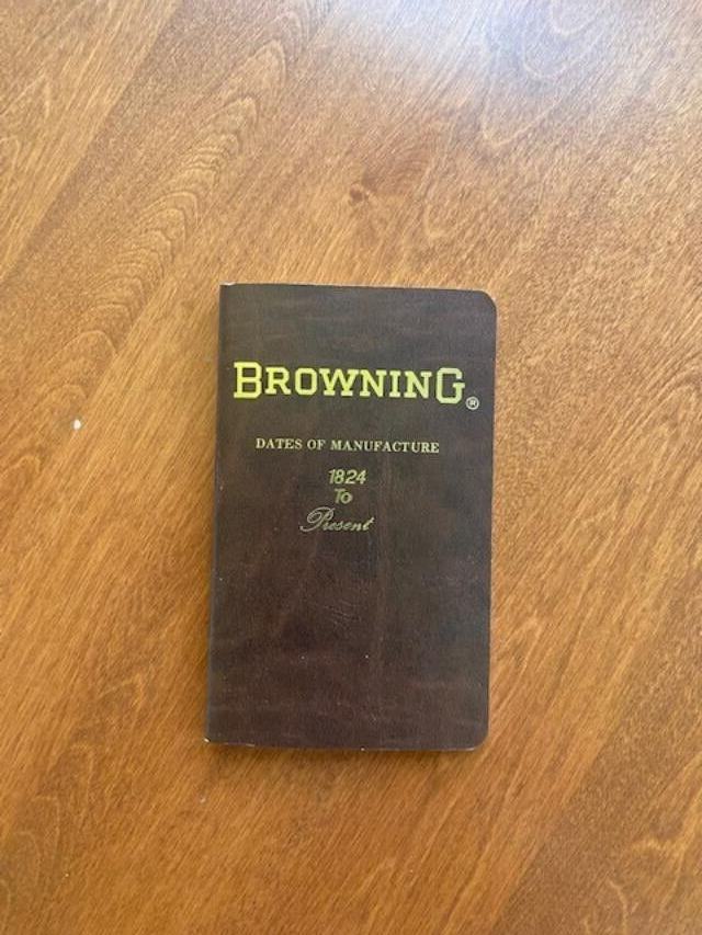 Browning Dates of Manufacture 1824 to Present eBay